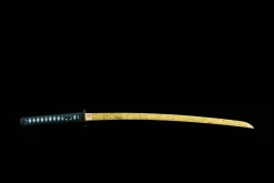 Azure Void Beckons - Kézzel Kovácsolt Katana 1045-ös szénacélból