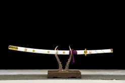White Celestial - Kézzel Kovácsolt Katana 1045-ös szénacélból