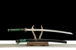Alternative view of Azure Silk - Kézzel Kovácsolt Katana 1065-ös szénacélból