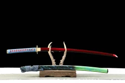 Alternative view of Blood Blossom - Kézzel Kovácsolt Katana 1065-ös szénacélból