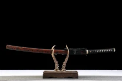 Crimson Sky Dragon - Kézzel Kovácsolt Katana 1065-ös szénacélból