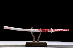 Crimson Tide - Kézzel Kovácsolt Katana 1065-ös szénacélból