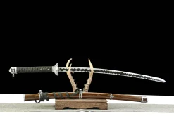 Alternative view of Immortal Slash (开门) - Kézzel Kovácsolt Katana 1065-ös szénacélból