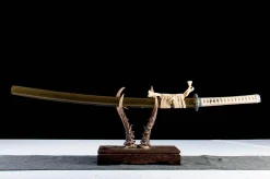 Alternative view of Karmazsin Eskü - Kézzel Kovácsolt Katana 1065-ös szénacélból