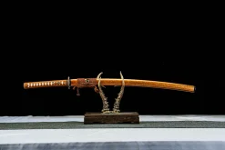 Obsidian Inferno - Kézzel Kovácsolt Katana 1065-ös szénacélból
