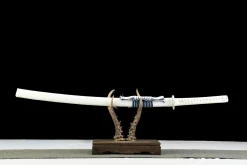 Silver Frost - Kézzel Kovácsolt Katana 1065-ös szénacélból