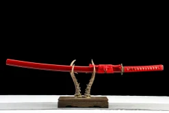 Vermilion Edge - Kézzel Kovácsolt Katana 1065-ös szénacélból