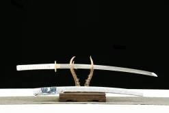 Alternative view of White Jade - Kézzel Kovácsolt Katana 1065-ös szénacélból