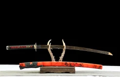 Alternative view of Primordial Chaos - Kézzel Kovácsolt Katana 1095-ös nagyszilárdságú szénacélból