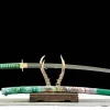 Wind Strike Tiger - Kézzel Kovácsolt Katana Agyagedzetett damaszkuszi acélból