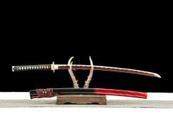 Brocade Sun - Kézzel Kovácsolt Katana Damaszkuszi acélból