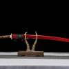 Crimson Flame (之烽) - Kézzel Kovácsolt Katana Damaszkuszi acélból