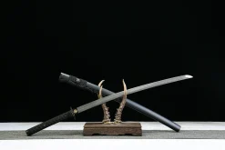Alternative view of Dark Empyrean - Kézzel Kovácsolt Katana Damaszkuszi acélból