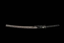 Alternative view of Dark Gold Shadow Break - Kézzel Kovácsolt Katana Damaszkuszi acélból