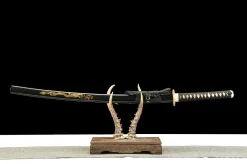 Dragon Amber - Kézzel Kovácsolt Katana Damaszkuszi acélból