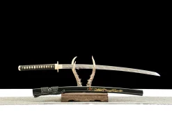 Alternative view of Dragon Amber - Kézzel Kovácsolt Katana Damaszkuszi acélból