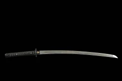 Alternative view of Night Ember Star Fall - Kézzel Kovácsolt Katana Damaszkuszi acélból