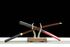 Alternative view of Tsukuyomi - Kézzel Kovácsolt Katana Damaszkuszi acélból