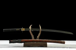 Alternative view of Obsidian Strike - Kézzel Kovácsolt Katana High Carbon Steelból