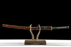 Dark Gold - Kézzel Kovácsolt Katana T10 szerszámacélból