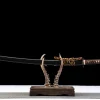 Dark Gold Weave - Kézzel Kovácsolt Katana T10 szerszámacélból