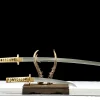Silver Tide Set - Kézzel Kovácsolt Katana T10 szerszámacélból
