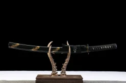 Golden Plume - Kézzel Kovácsolt Wakizashi T10 szerszámacélból